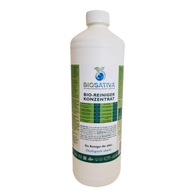 Product picture BIOSATIVA @. Sustainable cleaning agent on a biological basis. 100% natural and 100% organic.