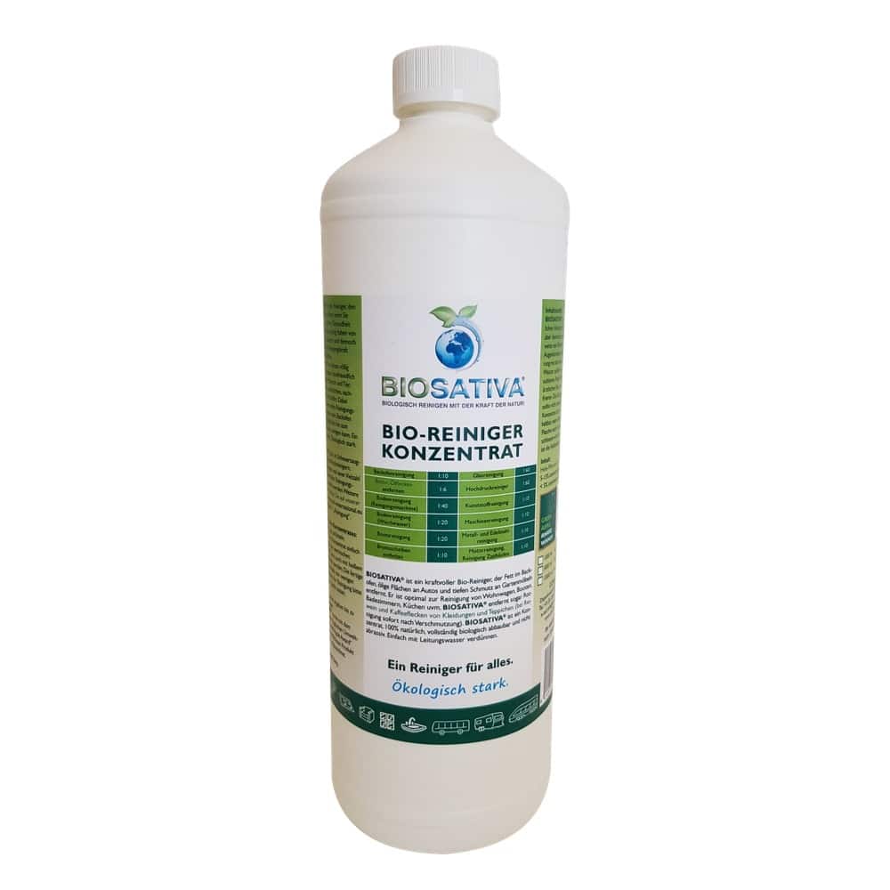 Ürün resmi BIOSATIVA @. Biyolojik temelli sürdürülebilir temizlik maddesi. %100 doğal ve %100 organik.