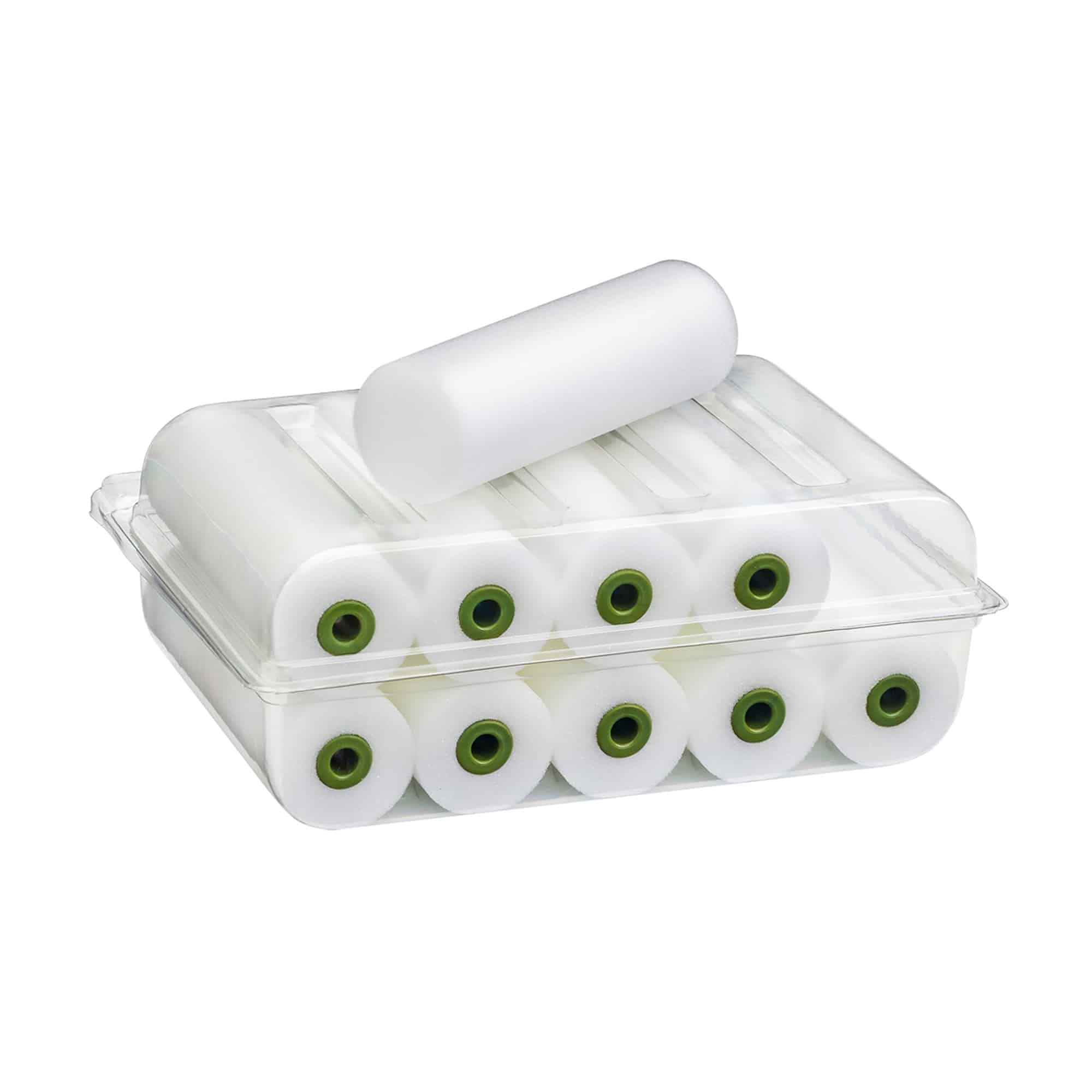 Ролик поролоновий лак Colorus тонкий CLASSIC KØ15 з двох сторін прямий білий 11см